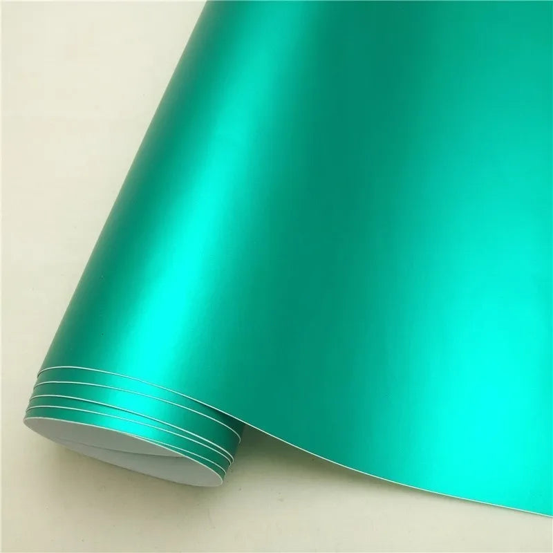 Matte Satin Chrome Metallic Car Wraps