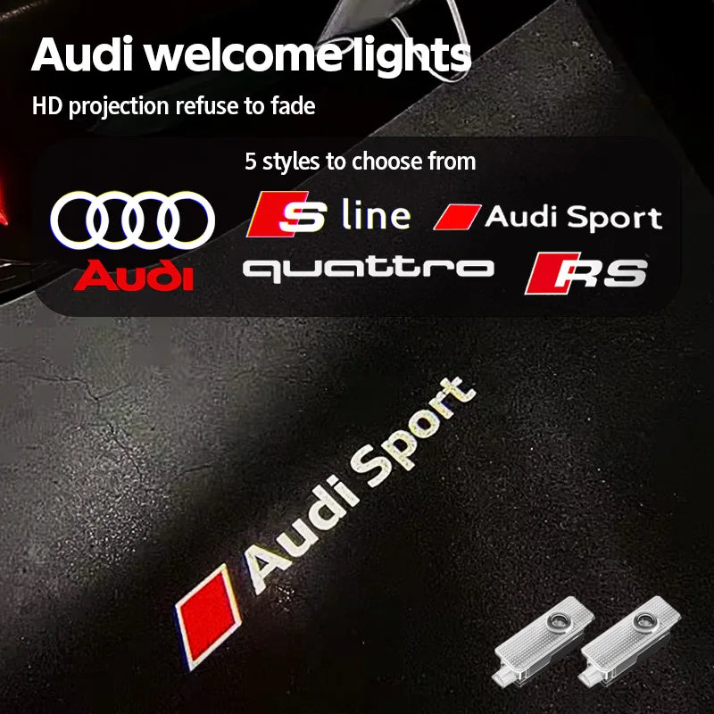 Audi Car Door Welcome Projector Lights
