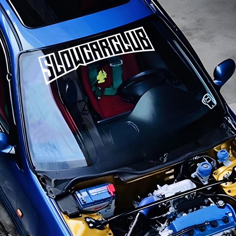 JDM Slow Car Club Sticker