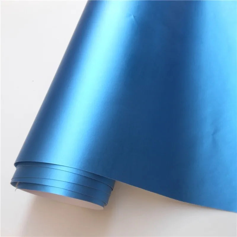 Matte Satin Chrome Metallic Car Wraps
