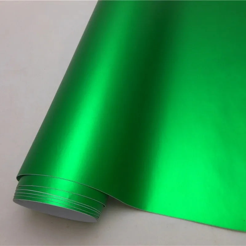 Matte Satin Chrome Metallic Car Wraps