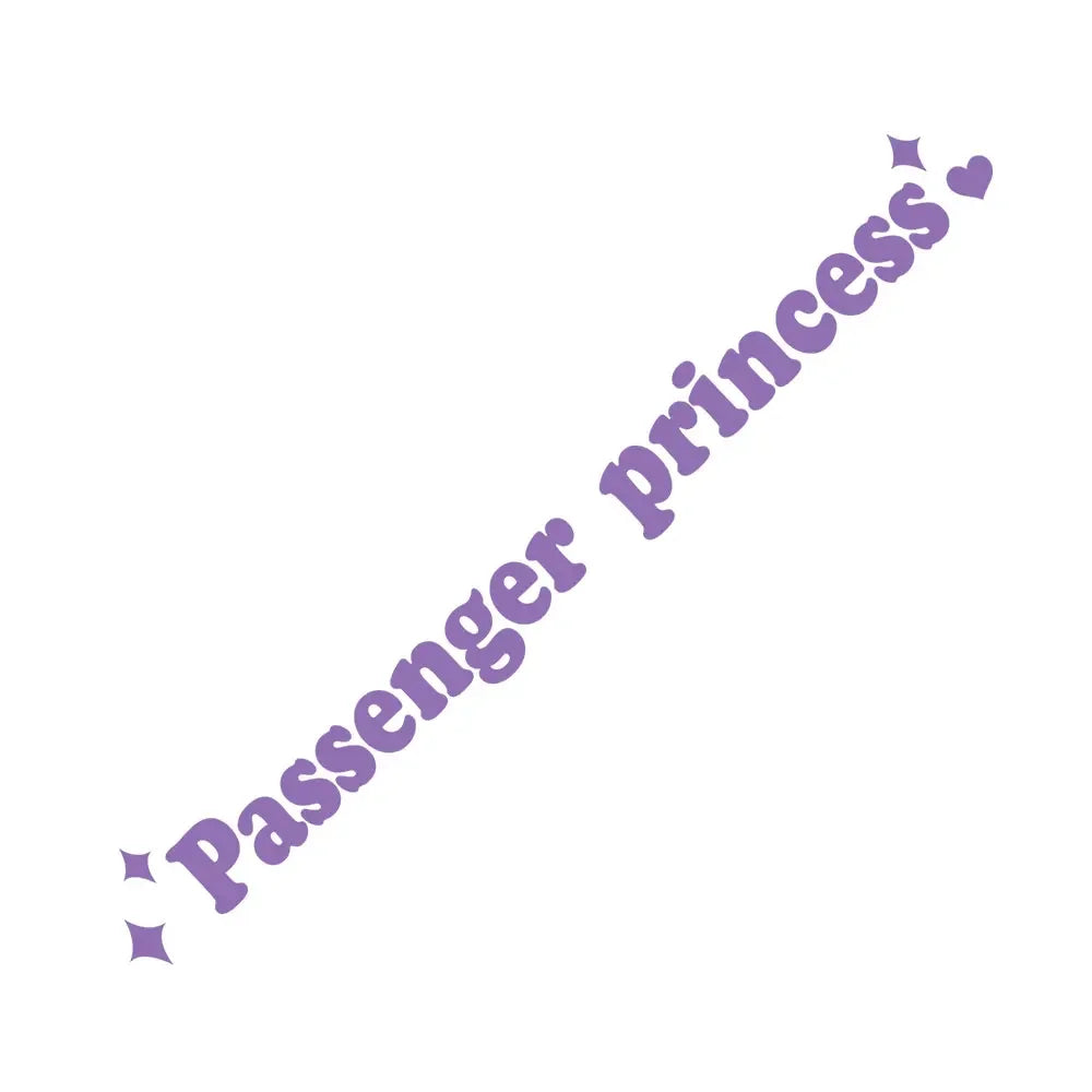 Passenger Princess Car Sticker