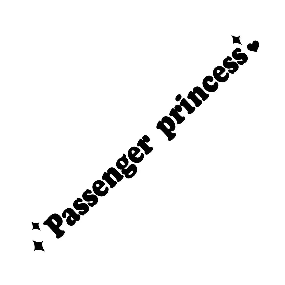 Passenger Princess Car Sticker