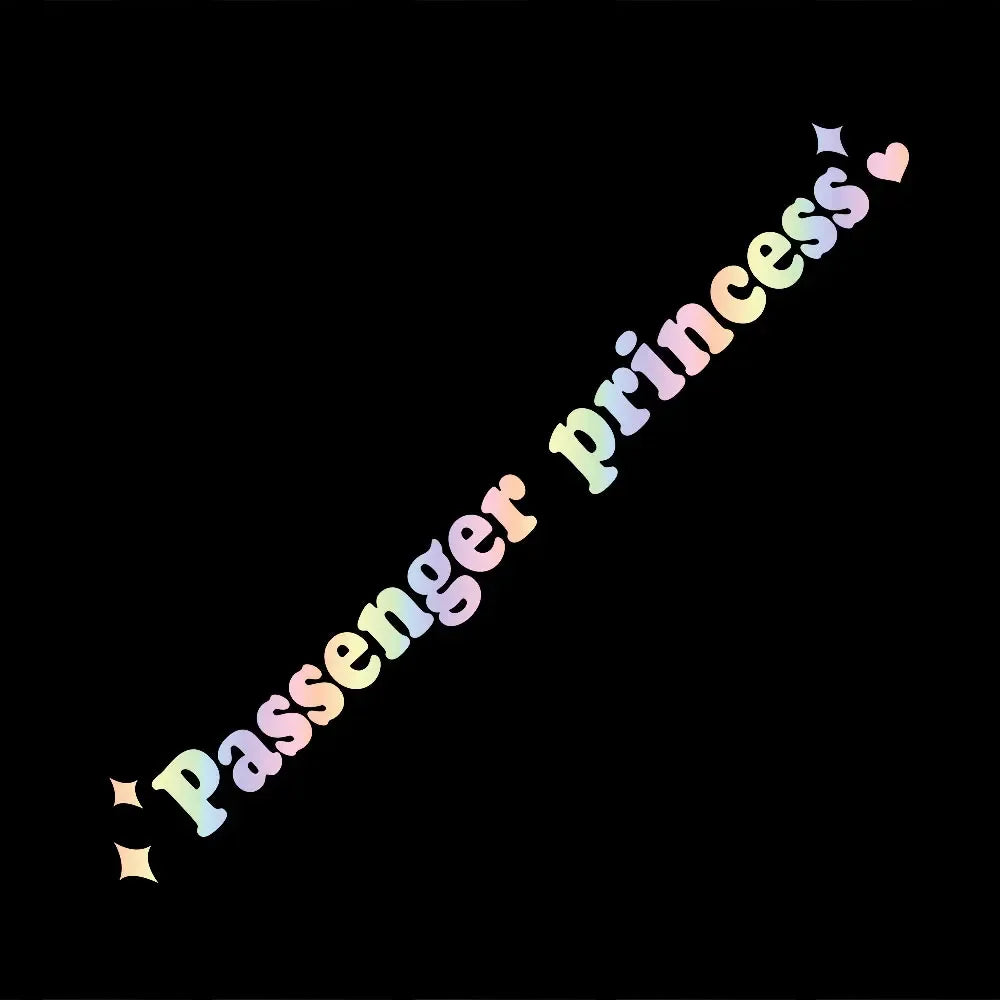 Passenger Princess Car Sticker