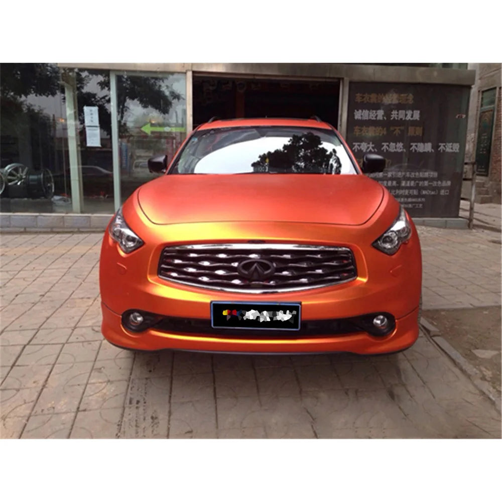 Matte Satin Chrome Metallic Car Wraps