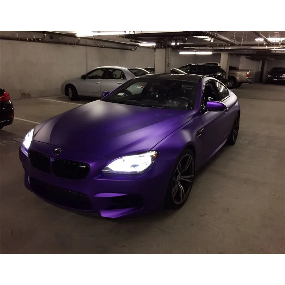 Matte Satin Chrome Metallic Car Wraps