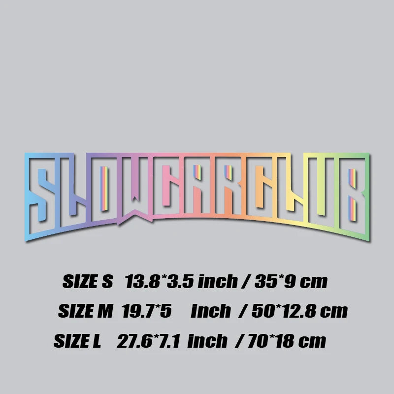 JDM Slow Car Club Sticker