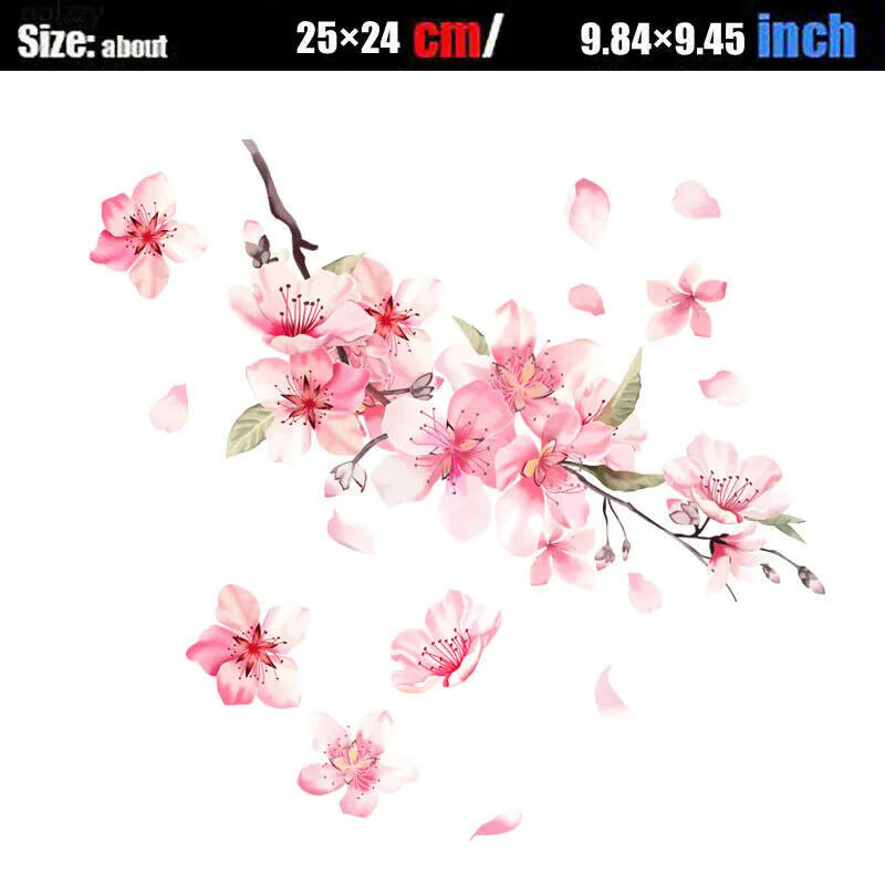 Pink Cherry Blossom Vinyl Car Sticker