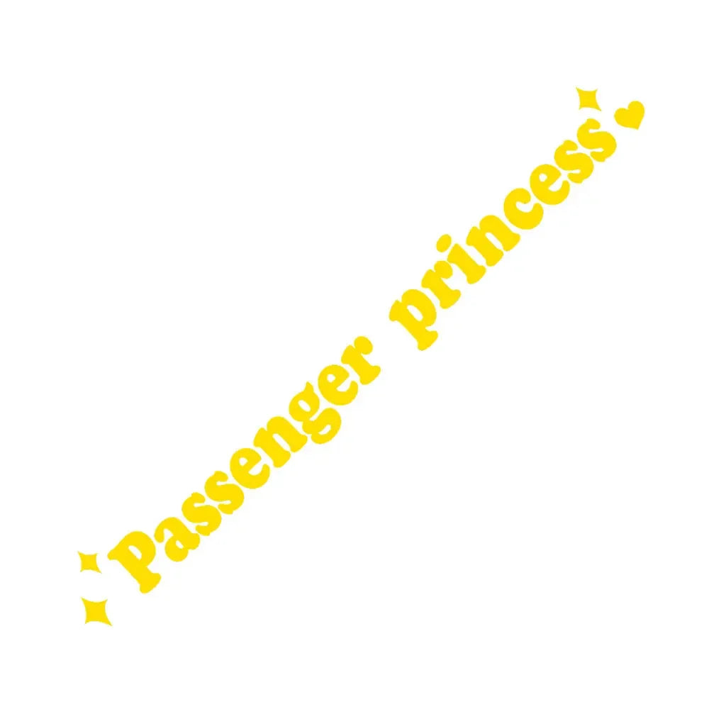 Passenger Princess Car Sticker
