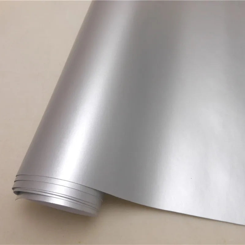 Matte Satin Chrome Metallic Car Wraps