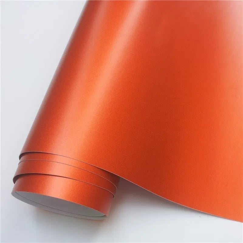Matte Satin Chrome Metallic Car Wraps
