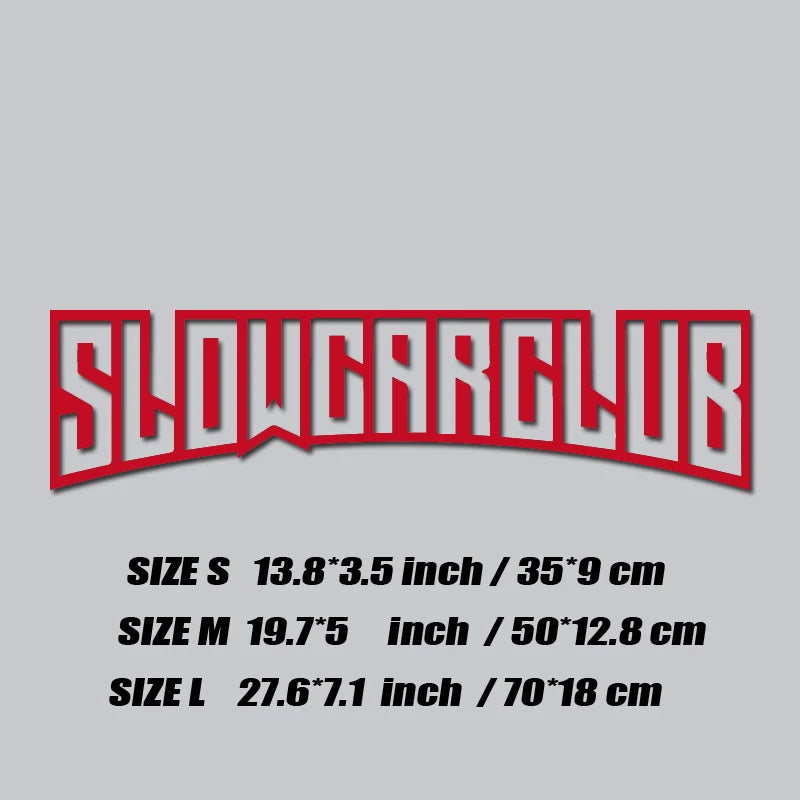 JDM Slow Car Club Sticker