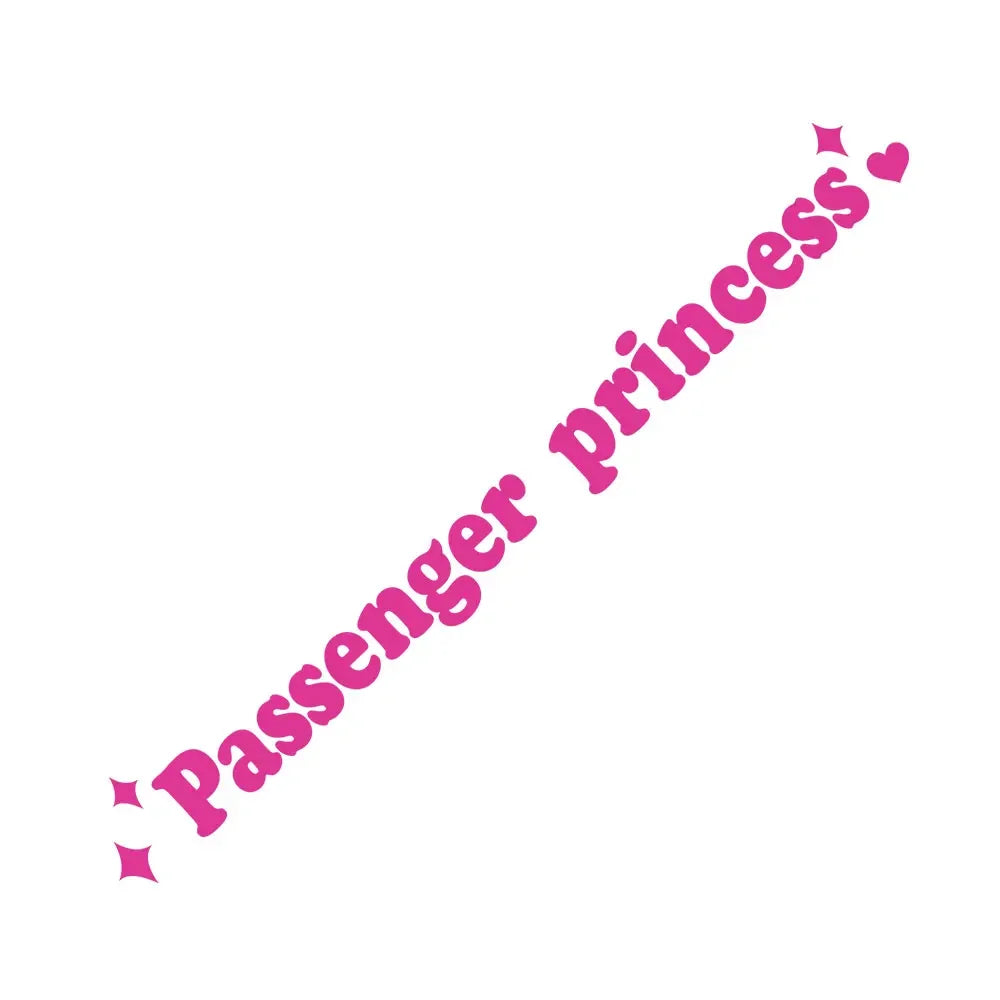 Passenger Princess Car Sticker