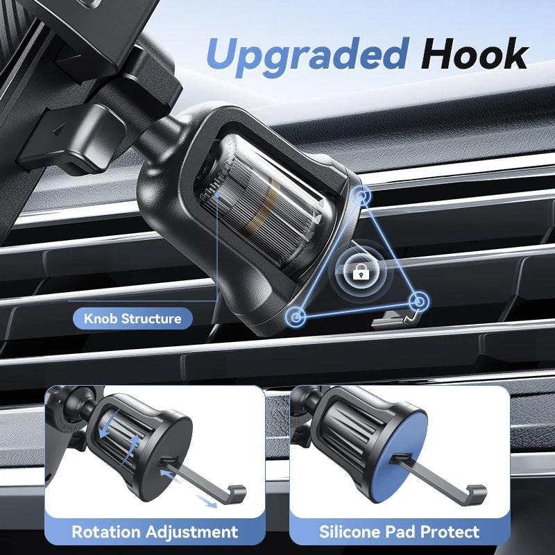 Joyroom Car Phone Holder 360° Rotation Car Air Vent Phone Holder Universal Hands-Free Cell Phone Mount For 4.7-6.9'' Phones