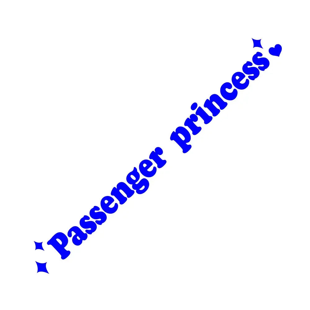 Passenger Princess Car Sticker