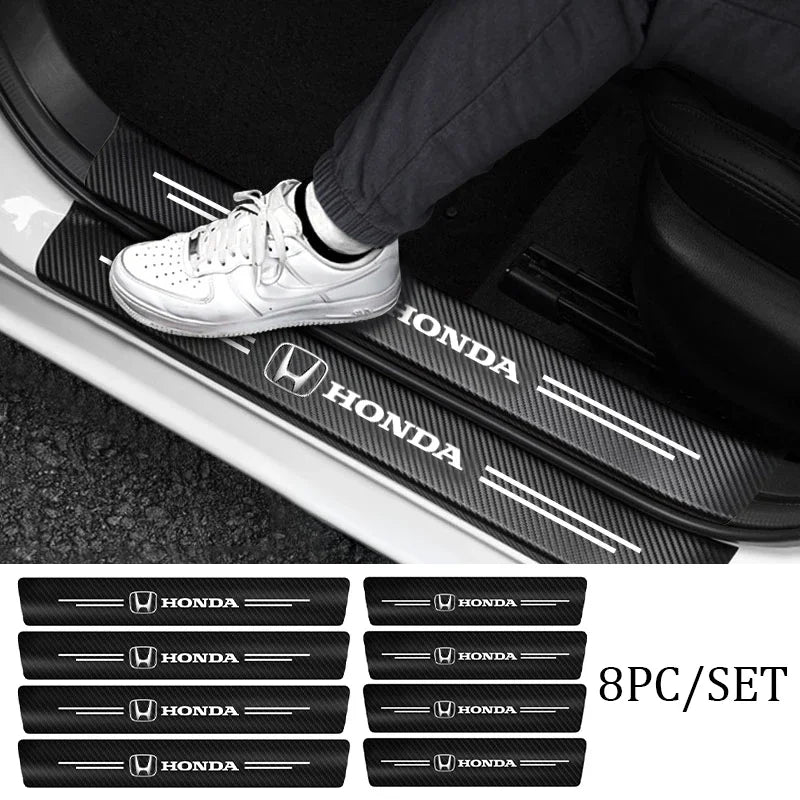 Honda Adhesive Carbon Fiber Door Jam Strips