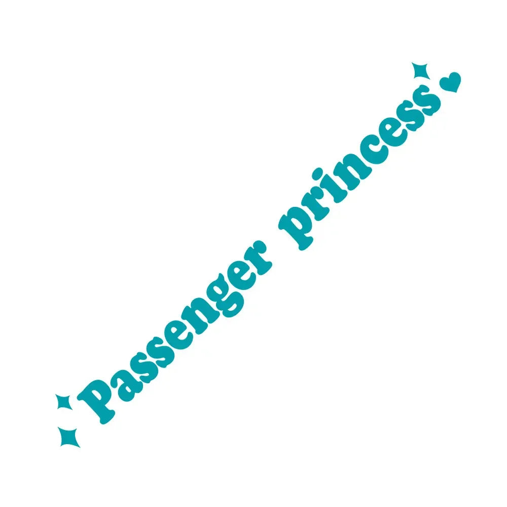 Passenger Princess Car Sticker