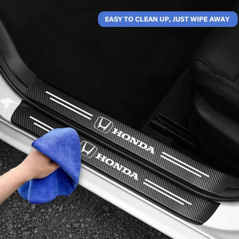 Honda Adhesive Carbon Fiber Door Jam Strips