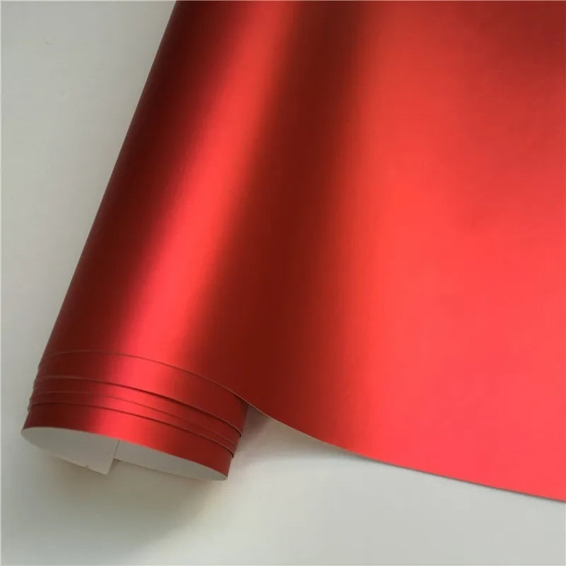 Matte Satin Chrome Metallic Car Wraps