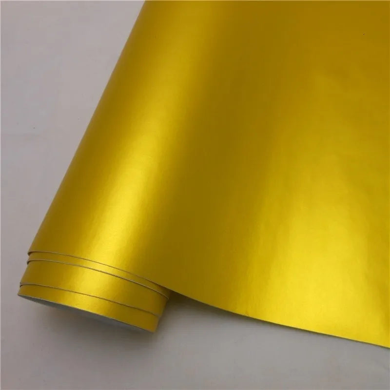 Matte Satin Chrome Metallic Car Wraps