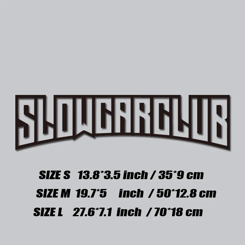 JDM Slow Car Club Sticker
