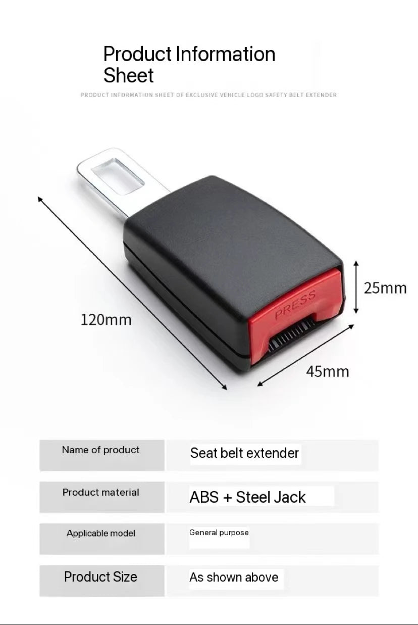 Car Safety Belt Extender