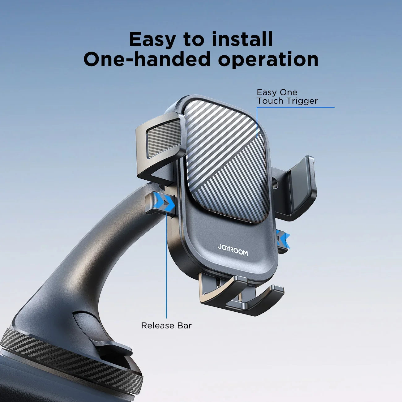 Car Phone Holder Mount Car Strong Suction Hands-Free Universal Cell Phone Stand For Dashboard/Windshield 360° Rotation