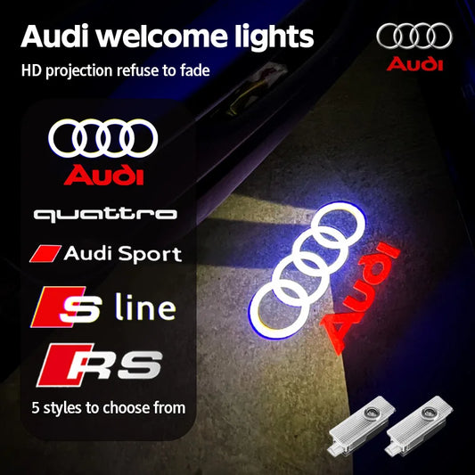 Audi Car Door Welcome Projector Lights