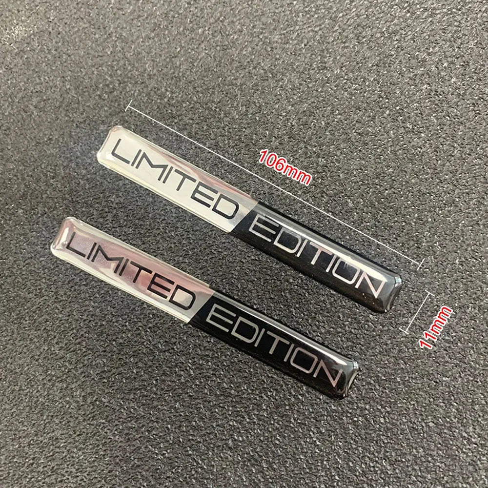 1 Pair Limited Edition Car Badges