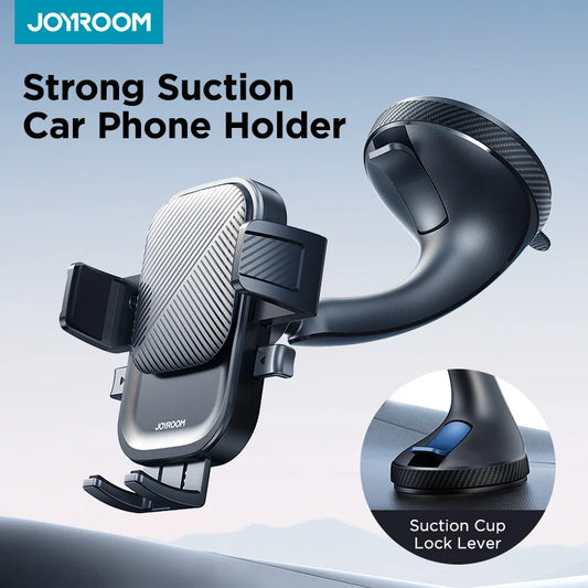 Car Phone Holder Mount Car Strong Suction Hands-Free Universal Cell Phone Stand For Dashboard/Windshield 360° Rotation
