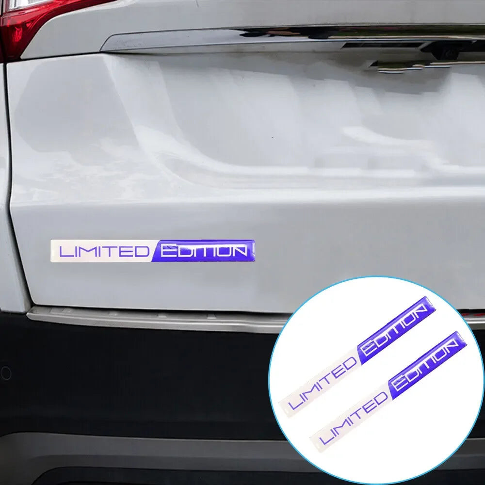 1 Pair Limited Edition Car Badges