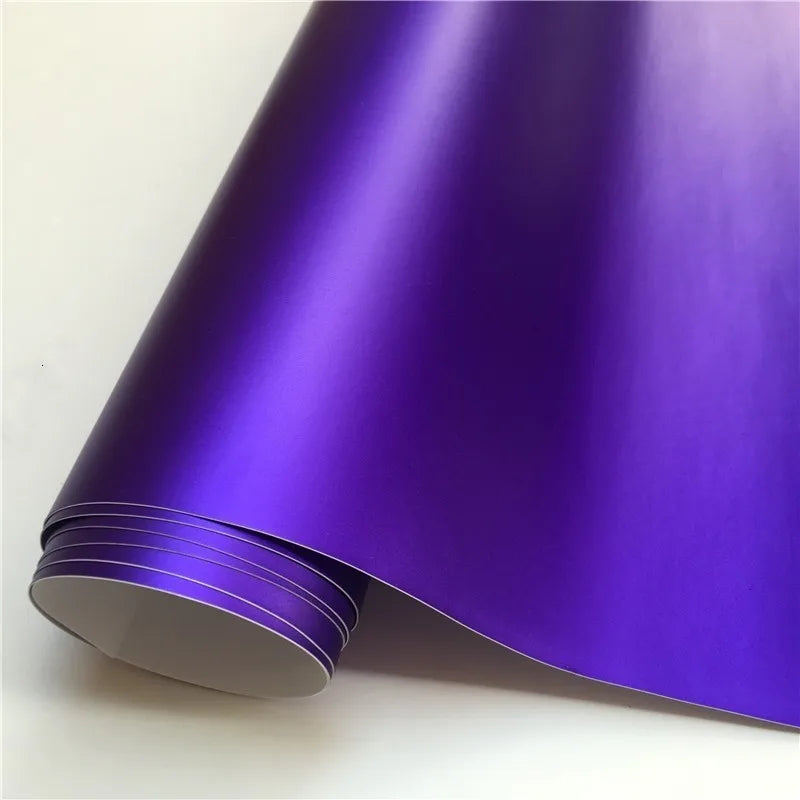 Matte Satin Chrome Metallic Car Wraps