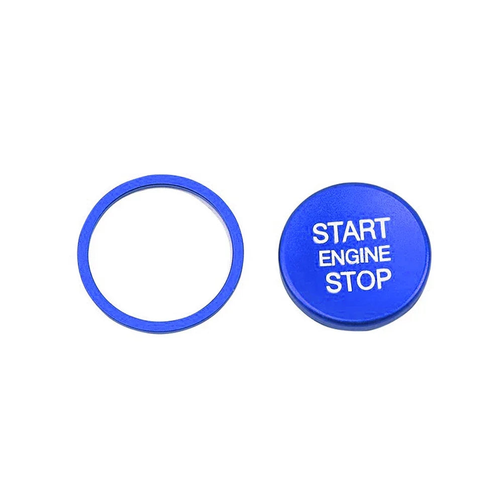 Car Engine Start Button Ignition Key Ring Cover Trim