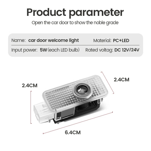 Audi Car Door Welcome Projector Lights